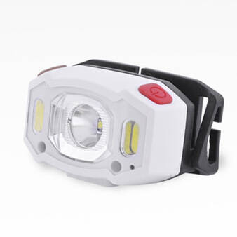 Latarka czołowa z czujnikiem ruchu - biała Robinson 99-LM-034