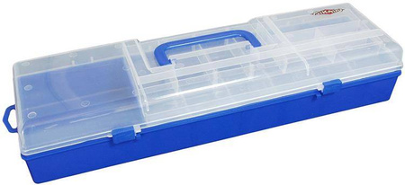 PUDEŁKO ABM 303 NIEBIESKI (44 x 13 x 8 cm) MIKADO UABM-303-BLUE