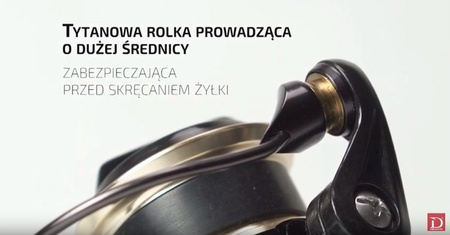 Kołowrotek TEAM SL1125i 25 10BB+Inf.AR C6 carbon, szp.alu.płytka DRAGON CHT-15-29-125