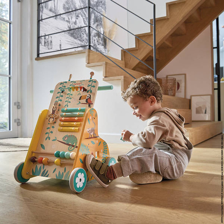 Wielofunkcyjny pchacz edukacyjny Tropik 12m+, Janod