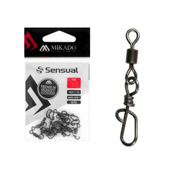 AGRAFKA "MIKADO" Z KRĘTLIKIEM ROLKOWYM - rozm. Micro - op.10szt. MIKADO AMA02-1010-XXXS