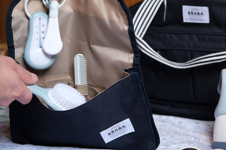 Beaba Torba dla mamy Amsterdam II z możliwością powiększenia do rozmiaru XXL blue marine