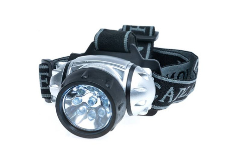 LATARKA WĘDKARSKA DO ZAŁOŻENIA NA CZOŁO OKRĄGŁA 9 DIOD JAXON AJ-LAR025