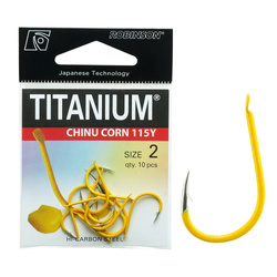 Haczyk Titanium CHINU CORN 115Y (10szt), rozm. 4 Robinson 02-P-115Y-4