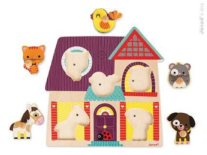 Puzzle muzyczne Moi mali przyjaciele, Janod