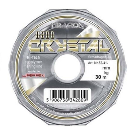 Żyłka  NanoCRYSTAL / Made in Japan 0.16 mm/3.70 kg przeźroczysta 30 m DRAGON PDF-32-41-016