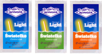 ŚWIETLIK 3mm 1op.x2szt. KONGER 666200300