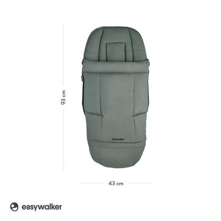 Easywalker Jimmey Śpiworek do wózka na zimę uniwersalny Thyme Green