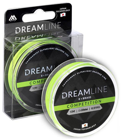 PLECIONKA DREAMLINE FLUO GREEN 0.16mm\15.54kg\10m - op. 1szp. MIKADO