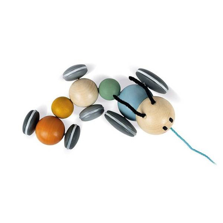 Drewniana dżdżownica do ciągnięcia Sweet Cocoon, Janod