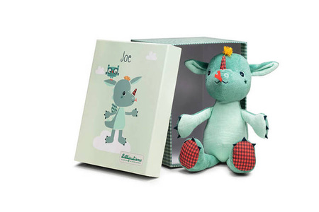 LILLIPUTIENS Przytulanka w ozdobnym pudełku Smok Joe Eco 3m+