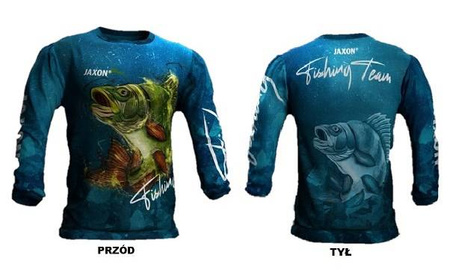 KOSZULKA DŁUGI RĘKAW NIEBIESKA OKOŃ M JAXON UR-KC006M