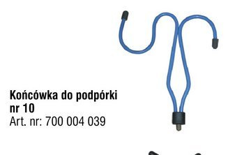 KOŃCÓWKA DO PODPÓRKI NR.10 OP.2SZT KONGER 700004039