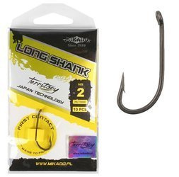 HACZYK KARPIOWY TERRITORY POKRYTY TEFLONEM - LONG SHANK  Nr 2 - op.10szt. MIKADO HCT0000-2