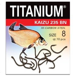 Haczyk Titanium KAIZU (10 szt.), rozm. 8 Robinson 02-P-235BN-08