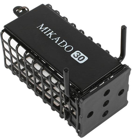 KOSZYCZEK ZANĘTOWY Z PAZUREM KWADRATOWY (25x30x44) 70g - CZARNY - op.10szt MIKADO AMKZ-01-70-B