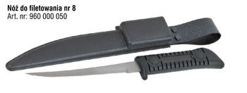 NÓŻ DO FILETOWANIA CZARNY NR.8 KONGER 960000050