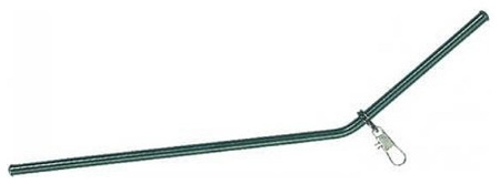 RURKA ANTYSPLĄTANIOWA WYGIĘTA ZIELONA 18CM 1X25SZT JAXON AW-AA18Z