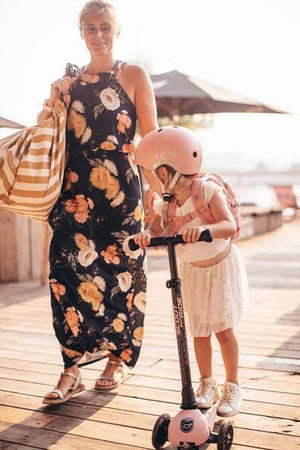 SCOOTANDRIDE Kask XXS-S dla dzieci 1-5 lat Rose