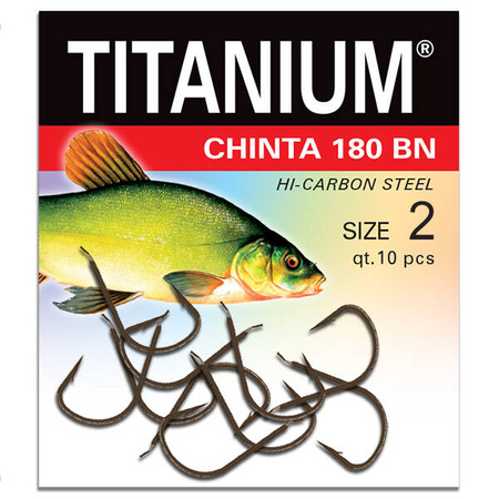 Haczyk Titanium CHINTA (10 szt.), rozm. 2 Robinson 02-P-180BN-02