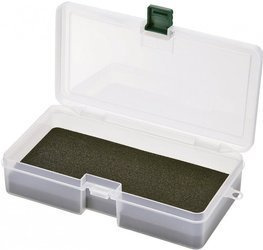 Pudełko na małe przynęty VERSUS pianka 186x103x34 mm przeźroczyste    DRAGON JME-SLIT FORM CASE L