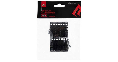 KOSZYCZEK - OKRĄGŁY - 25g - (38x55mm) - CZARNY- op.2szt MIKADO AMKZ-10-25-B