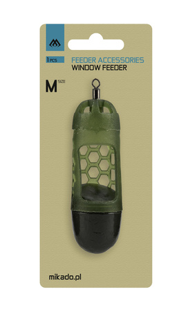 KOSZYCZEK ZANĘTOWY - WINDOW FEEDER - rozm. M - 50G - op.1szt. MIKADO AMKZ-16-50