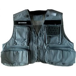 Kamizelka wędkarska, rozmiar M - szara Robinson 69-KM-005-M