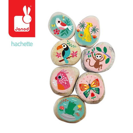 Zestaw kreatywny Kamienie do ozdabiania 6+, Janod