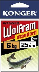 PRZYPON WOLFRAM STANDARD 15cm/6KG 20OP X 2SZT KONGER 267015006