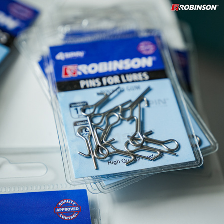 Piny do przynęt gumowych 25mm, 10szt Robinson 84-PG-025