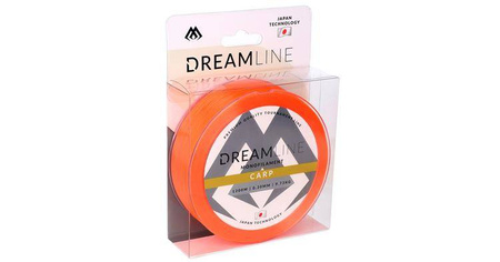 MIKADO ŻYŁKA KARPIOWA DREAM LINE CARP (FLUO ORANGE) - 0.30mm / 9.73kg / 1200m - 1 szp. ZDL100-1200-030