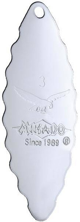 BŁYSTKA OBROTOWA - ZIGZAG 11 g - SREBRNY MIKADO PMB-OZG-11-S