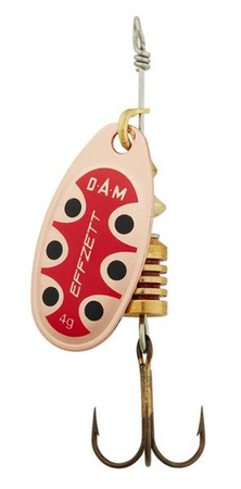 BŁYSTKA OBROTOWA EFFZETT STANDARD SPINNER COPPER BLACK DOT ROZMIAR 3 - 6g DAM 5131503