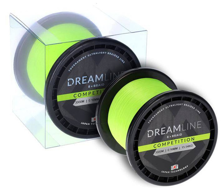 PLECIONKA - DREAMLINE COMPETITION - 0.18mm/18.32kg/3000m - FLUO ZIELONA - op.1szp. MIKADO ZDL000FG-3000-018