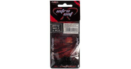 KRĘTLIK ŁOŻYSKOWANY Z PEŁNYM KÓŁKIEM ŁĄCZN. - BLACK MATT - Nr. 8 - op.5szt. MIKADO AMA-C4001-8