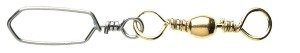 Krętlik z agrafką Okuma Norwegian Snap Swivel rozmiar 8 Brass - 8szt (33144)