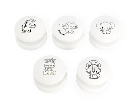 Zestaw kreatywny Stempelki Sawanna 18 m+, Janod