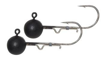 TUNGSTEN BALL JIGHEAD #5/0 10.6G MATT BLACK 2PCS Savage Gear (82301)