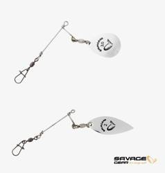 ZESTAW EASYON SPINNER BAIT KIT M SILVER 2szt. Savage Gear (72289)