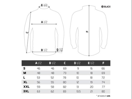 Odzież termiczna Delphin TUNDRA Blacx Bluza XXL Delphin (101003661)
