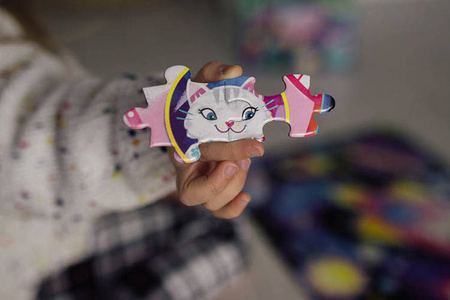 Mudpuppy Puzzle świecące w ciemności Kosmiczne marzenia 100 elementów 5+