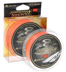 PLECIONKA NIHONTO OCTA BRAID  023 ORANGE 150M MIKADO Z24O-023