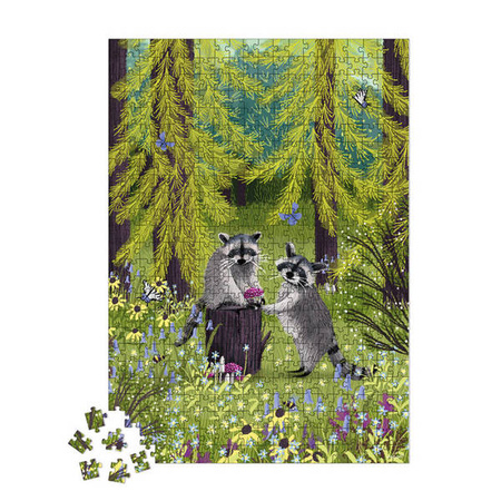 USZKODZONE OPAKOWANIE Puzzle artystyczne Psotne szopy 500 elementów 8+ Made in Poland, Janod