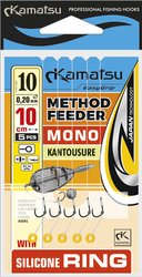 PRZYPON METHOD FEEDER MONO KANTOUSURE 10 BLNO/10cm/0,20mm SILICONE RING K-5142 OP.5 SZT KAMATSU KONGER 504027310
