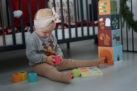 Piramida wieża 10 kostek Pory roku, Janod