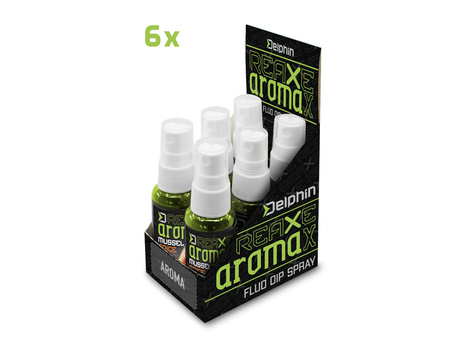 Dip w sprayu Delphin AromaX/30ml Małża - Przyprawy/zielony fluo Delphin (101004676)