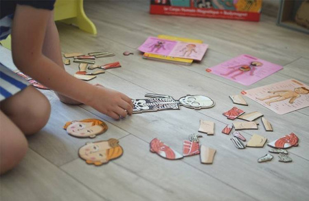 Układanka magnetyczna Ciało człowieka, Janod