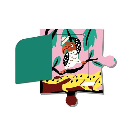 Mudpuppy Puzzle z okienkami Safari 12 elementów 2+