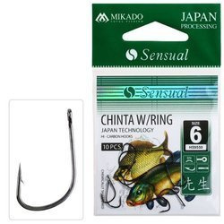 HACZYK SENSUAL - CHINTA W/RING Nr 6 BN - torebka 10szt. MIKADO HS9550-6B